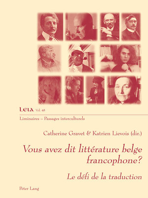 cover image of Vous avez dit littérature belge francophone?